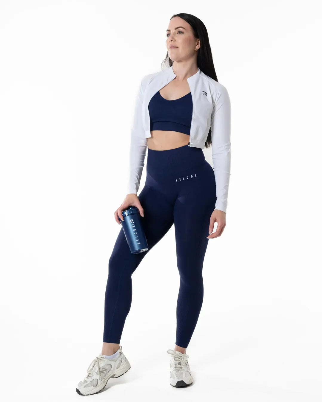 Slipstream Seamless Tights - Navy Blue